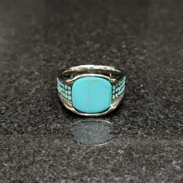 Blue Feroza Signet - Image 3