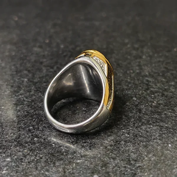 Silver Gold Oval Medusa - Image 5