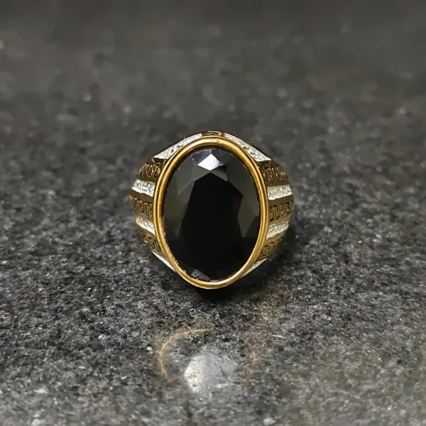 Silver Gold Oval Medusa - Image 2